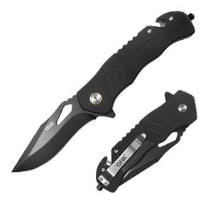 Gk Kl270 G10 xử lý 440 thép không gỉ Chiến Thuật Gấp Dao 20.5cm tổng thể Chiều dài kính ngắt cắm trại OEM tùy biến - Product Image 1