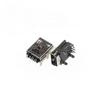 20 Pcs Mini Câble Aiguille Courbée à 90 Degrés Mini Usb Socket 5P Pin Plug-In