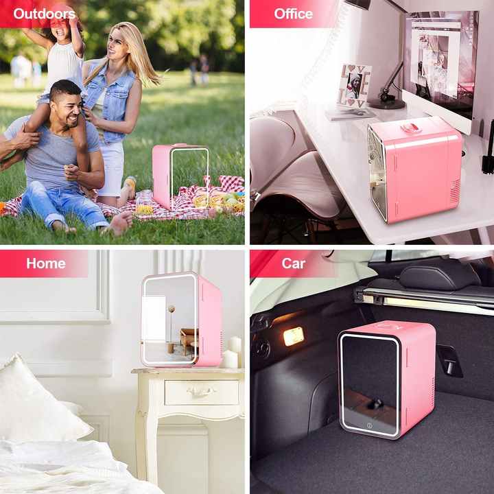 【ヴィトリフリーゴ】冷蔵庫　鏡付き　レジャー　小型 ヴィトリフリーゴ】冷蔵庫 鏡付き レジャー 小型 ヴィトリフリーゴ