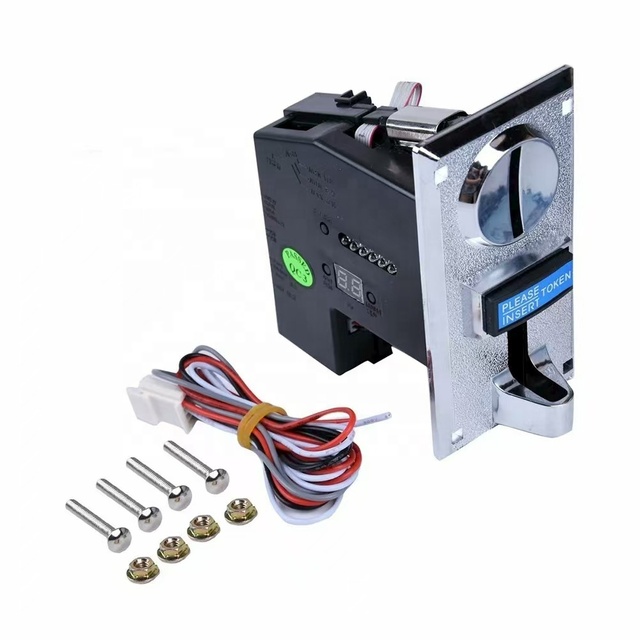 Factory Hot Sale Arcade Machine Electronic JY616 Coin Acceptor CPU Comparison Multi Coin Selector Mechanism Mulit Accepter