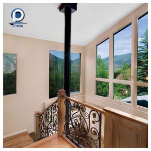 Rampe d'<span class=keywords><strong>escalier</strong></span> <span class=keywords><strong>en</strong></span> fer forgé Prima Slope Stair, <span class=keywords><strong>angle</strong></span> personnalisé, pour <span class=keywords><strong>escalier</strong></span> extérieur incliné de villa - Product Image 2