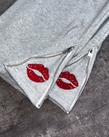 Pantalons de survêtement pour femmes de haute qualité, survêtement unisexe personnalisé pour hommes, ensemble sweat-shirt et pantalon de survêtement doublé de satin