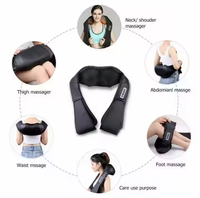 Masseur électrique Shiatsu portable pour le cou arrière Almohada Masajeador De Espalda Y Cuello En Cuero Amasado Body Travel-friendly