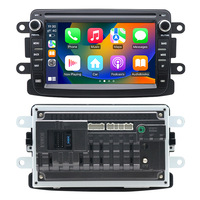 Autoradio Android 7 Pollici con Auto Carplay, Lettore Multimediale DVD per Renault Dacia Sandero Duster Logan Dokker