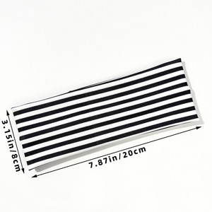 Fasce <span class=keywords><strong>per</strong></span> <span class=keywords><strong>capelli</strong></span> a righe larghe da donna, antiscivolo, elastiche, alla moda, <span class=keywords><strong>per</strong></span> allenamento, yoga, corsa - Product Image 4