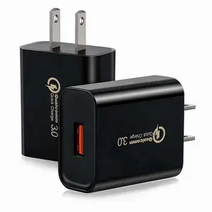 האיחוד האירופי/ארה"ב/AU/בריטניה Plug QC 3.0 מהיר טעינת Usb מטען קיר עבור Iphone עבור סמסונג USB נסיעות מטען מתאם