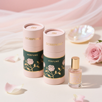 Récipient cadeau en carton sûr écologique personnalisé bouteille de maquillage haut de gamme emballage en tube de papier cosmétique