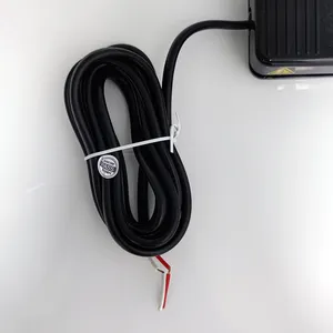 KACON CE CCC Certified Black Color Plastic Foot Pedal Switch With 2m Cable