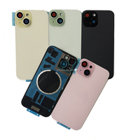 Coque arrière originale pour iPhone 15pro/15Pro16pro 17 Pro Max, coque arrière en verre avec cadre de panneau arrière, boîtier de téléphone portable