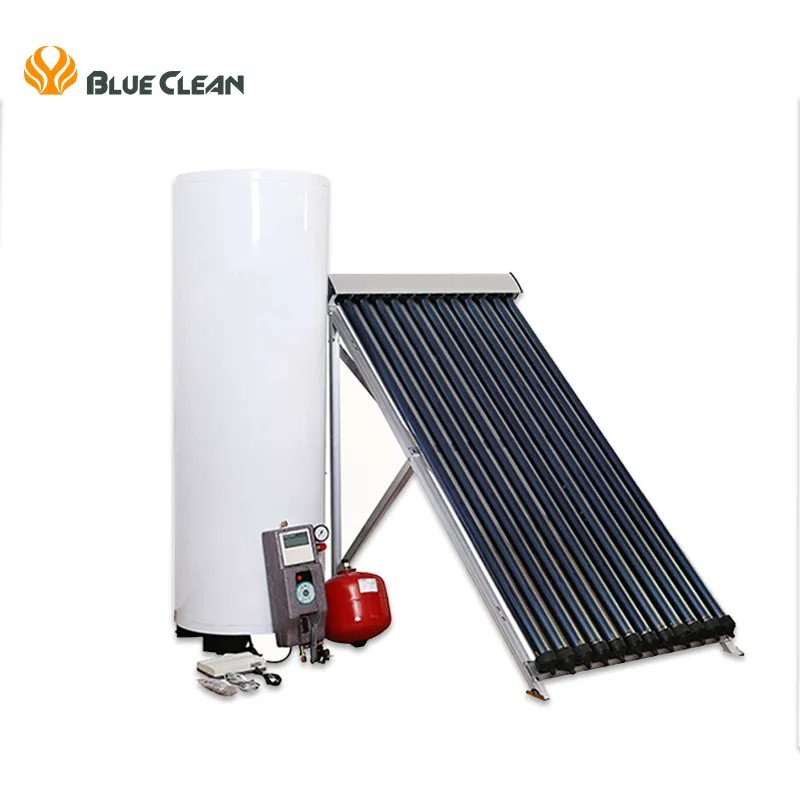 Baixo preço compacto baixo pressurizado Solar água aquecedor sistema direto-plug solar calor aquecedor de água de thermo sifão ou