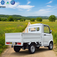 Camion électrique léger à benne basculante très demandé pour le transport de marchandises, l'usage agricole, petit pick-up électrique à quatre roues pour adultes