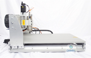 เครื่องแกะสลัก CNC ขนาดเล็ก รุ่น 4060 สำหรับงานไม้ พีวีซี พลาสติก หยก ช็อคโกแลต พร้อมมอเตอร์ Syntec PLC - Product Image 5