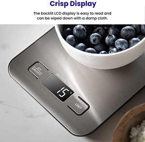 Báscula Digital de acero inoxidable para cocina, 304 gramos y onzas - Product Image 5