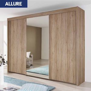 Tủ quần áo tiết kiệm không gian, thiết kế tùy chỉnh, chất liệu ván ép châu Phi, dùng cho phòng ngủ, thương hiệu Allure Cabord Furniture. - Product Image 2