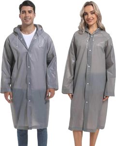 Impermeable Unisex de EVA de Alta Calidad, Traje de Lluvia Grueso e Impermeable para Mujer/Hombre, Estilo Simple, Largo, para Senderismo y Camping - Product Image 2