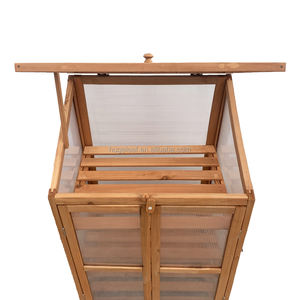 <span class=keywords><strong>Serre</strong></span> <span class=keywords><strong>de</strong></span> <span class=keywords><strong>jardin</strong></span> moderne <span class=keywords><strong>et</strong></span> écologique, <span class=keywords><strong>mini</strong></span> pépinière, avec porte à ouverture supérieure en <span class=keywords><strong>bois</strong></span> ventilé - Product Image 4