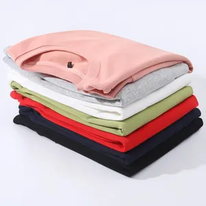Custom ized Logo Sweater Rundhals ausschnitt Baumwolle Bedruckter Pullover Menge Plus Size Herren Hoodies & Sweatshirts