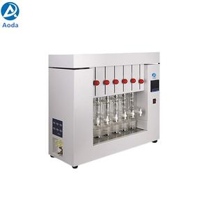 Aoda <span class=keywords><strong>SZF</strong></span>-<span class=keywords><strong>06C</strong></span> Grain alimentation laitier Analyse de la teneur en matière grasse brute Analyseur de graisse Soxhlet de laboratoire - Product Image 3