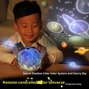 ยูเคลา เจ็ม ชอป แอลอีดีโปรเจคเตอร์รูปดาวธีมอวกาศ โคมไฟฉายภาพกลางคืนพร้อมเอฟเฟกต์เนบิวลาแบบไดนามิกสำหรับตกแต่งห้องเด็ก - Product Image 4