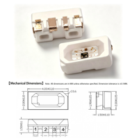 LED Digital Direccionable Programable RGBIC SMD 4020 de Emisión Lateral WS2812B/SK6812 DC5V para Iluminación Ambiental e Indicadora