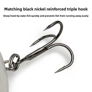 Esca <span class=keywords><strong>Artificiale</strong></span> Morbida Bionica a Coda a T con Piombo per Lanci a Lunga Distanza, Senza Ami, per <span class=keywords><strong>Spigola</strong></span> di Mare e Acqua Dolce - Product Image 5
