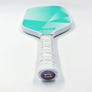 Paleta de Pickleball Anyball de Fibra de Vidrio, Diseño Cristalino en Verde, Morado, Azul y Rosa, 14mm, Prensado en Frío, Duradera, Ligera, para Entrenamiento - Product Image 2