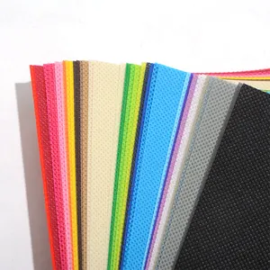 Custom high quality colorful 80g non woven polypropylene fabric for bag making
