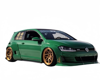 Kit carrosserie large Rocket pour Volkswagen Golf 7 / Golf GTI (avec lèvre avant, garde-boue et aileron arrière) Vente directe d'usine