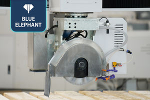 Scie à pont 4 axes avec caméra, machine de découpe de marbre CNC 4+1 axes, biseau à 45 degrés pour le traitement des plans de travail de cuisine et de salle de bain - Product Image 4