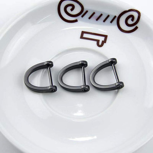 Hebillas de metal con anillo en D para bolsos, accesorios de 25 mm, color plateado, duraderos. - Product Image 4