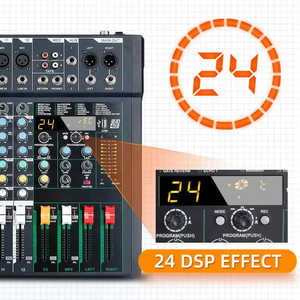Mezclador de consola de Audio de sonido de 12 canales FG12, controlador de escenario, consola Digital de <span class=keywords><strong>DJ</strong></span>, mezclador de Audio KTV para el hogar - Product Image 3