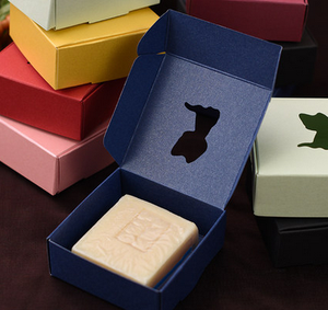 High Quality Custom Size Cute square Art Paper Soap <b>Boxes</b> - Product Image 2