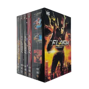 The Flash Season1-7 The Complete Series 35 Discs Factory Wholesale DVD Movies TV Series Cartoon Region 1 DVD Free Shipping