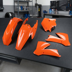 Kit di plastica 127 arancione per KTM SX 85 2004-2005 accessori per moto - Product Image 2