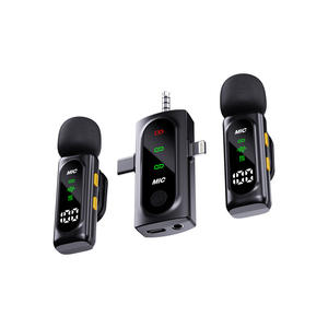 ไมโครโฟนไร้สายแบบหนีบเสื้อ รุ่นใหม่ T90 4 in 1 แบบพกพาขนาดเล็ก พร้อมระบบตัดเสียงรบกวน สำหรับขายส่ง - Product Image 6