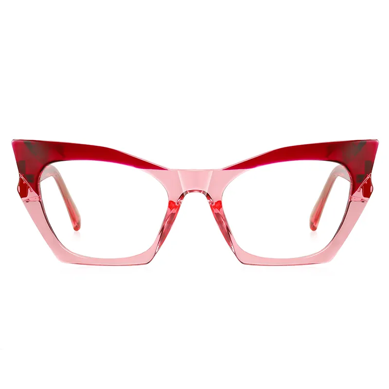 Gafas oftálmicas modernas Vintage ojo de gato señora óptica Anti luz azul TR90 gafas CP diseñador gafas de mujer