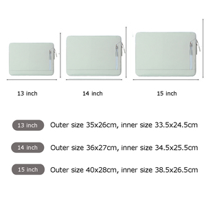 Funda para portátil <span class=keywords><strong>13</strong></span> 14 15 <span class=keywords><strong>pulgadas</strong></span> para Huawei Xiaomi Macbook HP Thick Liner Anti-shock Slim Portable Laptop Bag - Product Image 6