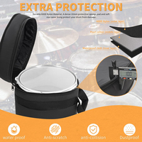 Portable 5 Pièces Set Drum Carrying Case Tom Snare Floor Tom Bass Drum Set Bag
