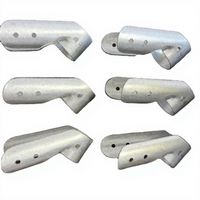 Kit de fixation pour serre agricole, petite taille, tube rond, boucle bec de canard et collier de serrage, pièces de quincaillerie pour serre