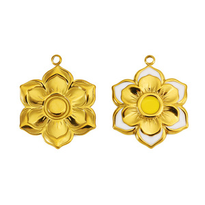 Colgante de mariquita Daisy de acero inoxidable con efecto de goteo de aceite, accesorios de joyería DIY para la fabricación de pulseras y collares. - Product Image 2