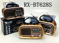 Radio portable rétro multibandes AM/FM/SW |   Haut-parleur intégré |   Prise en charge USB/SD |   Lampe de poche LED, éclairage d'urgence, NNS Colon Radio