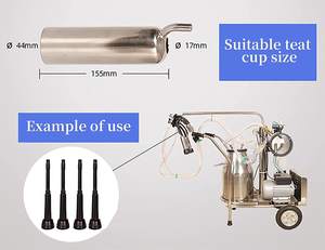 Blauwe Melkmachine Siliconen Voeringen Pritchard Stijl Tepel - Product Image 5