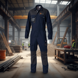 TTAKE Easy <b>Overalls</b> Workwear Grey L Size Durable Construction <b>For</b> Industrial Use - Product Image 3