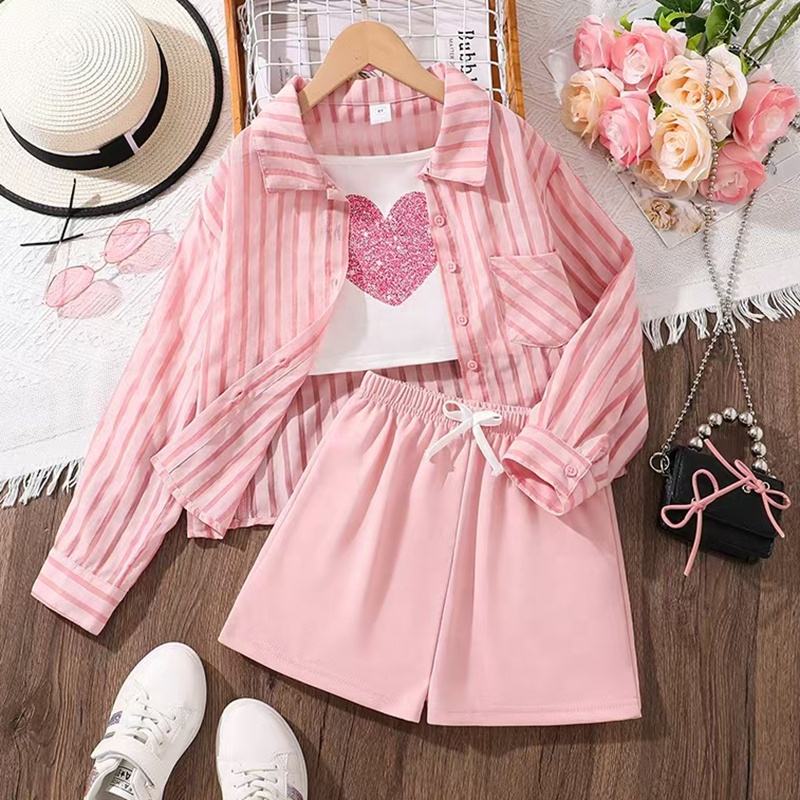 Fashionable Summer Dress for Teens Girls Clothing Sets, OEM