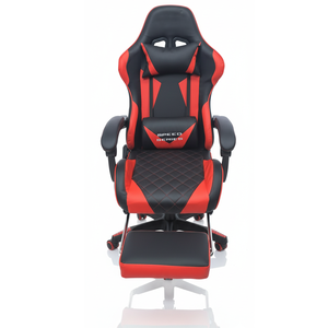 <span class=keywords><strong>Fauteuil</strong></span> de bureau pivotant moderne et durable avec rembourrage professionnel noir et rouge, artisanat de qualité supérieure, chaise <span class=keywords><strong>ergonomique</strong></span> pour <span class=keywords><strong>gamer</strong></span> avec repose-pieds - Product Image 2