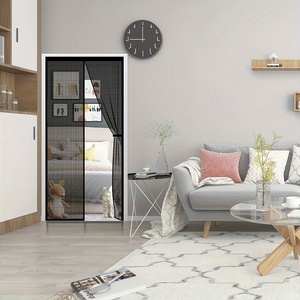 Produttore all'ingrosso Anti-zanzara magnetica morbida porta tenda per camera da letto moderna in poliestere di alta qualità a mani libere - Product Image 1