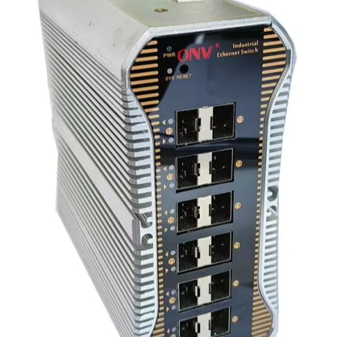 New Arrival Industrial Switch 12-port 10G Managed Industrial Ethernet Fiber Switch for Harsh Environment ONV-IPS56012FM