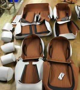 Tùy chỉnh phong cách da tay lái & tựa đầu bao gồm Snug & vết kháng cho nội thất xe tươi - Product Image 2