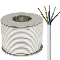 Câble NYM 300/500V basse tension, auto-extinguissant, isolé en PVC, fil électrique en cuivre 1,5mm² 2,5mm² 4mm² pour la construction