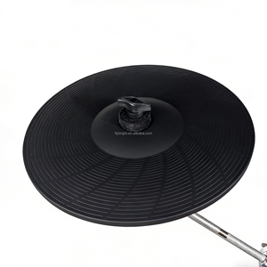 Juego de Platillos Electrónicos Profesionales Cozy Drum de 12/14/16 Pulgadas, Doble y Triple Zona, Hi-Hat, Splash, <span class=keywords><strong>Crash</strong></span>, Ride, Brillantes - Product Image 1